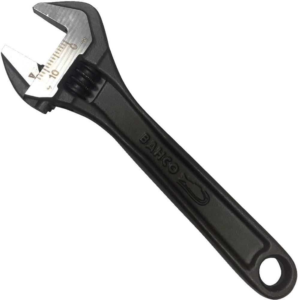 Bahco 8069 Black Adjustable Wrench, 100mm Length, 4IN