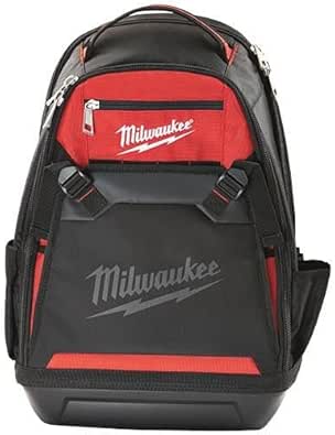 Milwaukee 48228200 35 Pocket Jobsite Backpack - Red/Black