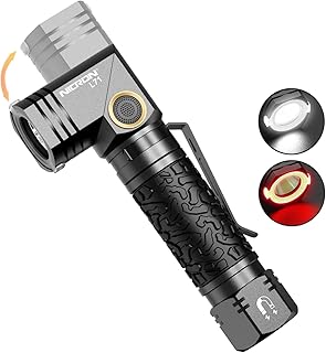 NICRON L71 1800 Lumens Flashlight with Magnet,90 Degree Rotating Type-C Rechargeable Work Light, waterproof.