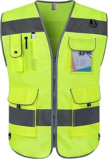 Hi Vis Vest with ample storage pockets.