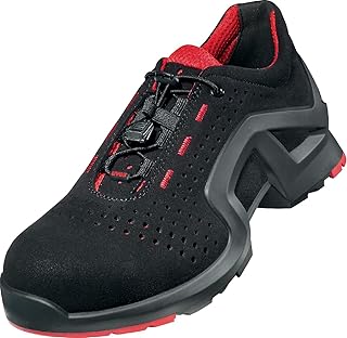 Uvex 1 x-tended Support Safety Shoes - for Men/Women - Grey/Black