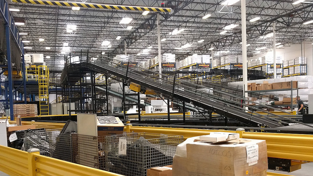 Automated Logistics fulfillment centre.