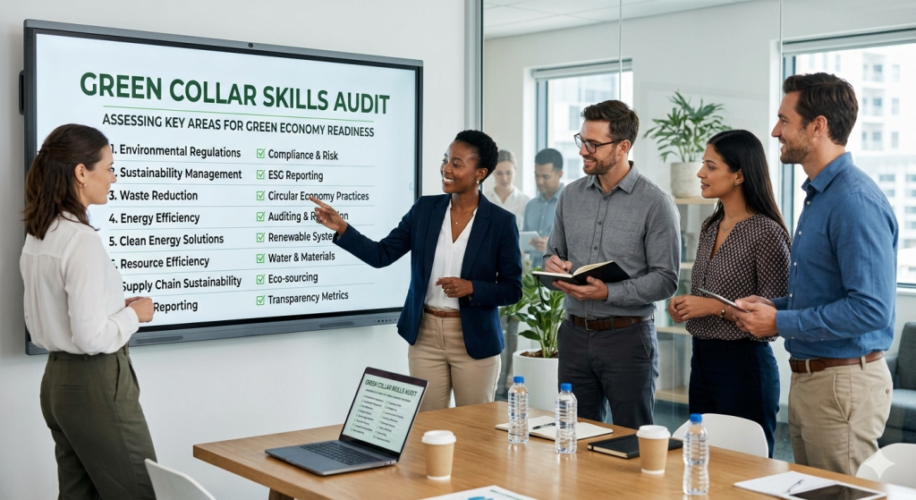 White collar workers Auditing their transferable skills for the Green Economy.