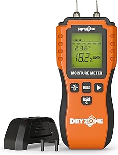 Moisture Meter for checking the water content in wood and Chaga conks before processing.