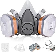 Anti-dust mask with filters ideal for powder blending.