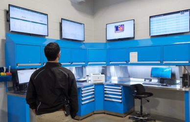 The modern storeperson's environment.