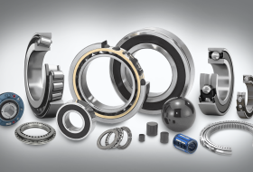 A collection of various SKF bearings as used generally in Automation with cutaway examples.