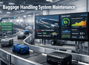 Baggage Handling System, deep in the infrastructure of Airports, conveyors and sorters.