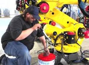 Maintenance and lubrication of Robotics. & Automation Lines