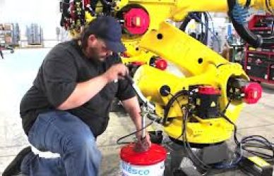 Maintenance and lubrication of Robotics. & Automation Lines