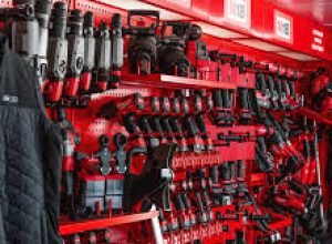 Milwaukee Tool Truck on the Big Red tour throughout Europe.