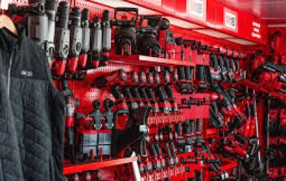 Milwaukee Tool Truck on the Big Red tour throughout Europe.