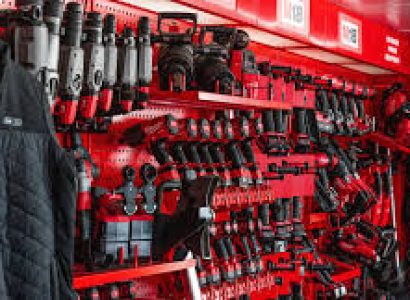 Milwaukee Tool Truck on the Big Red tour throughout Europe.